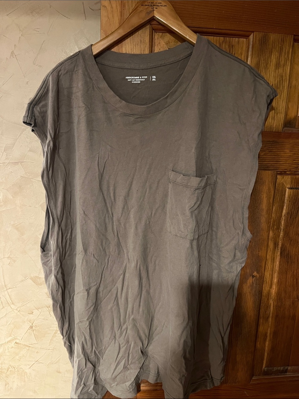Abercrombie & Fitch Slate Gray Men’s Pocket Tank